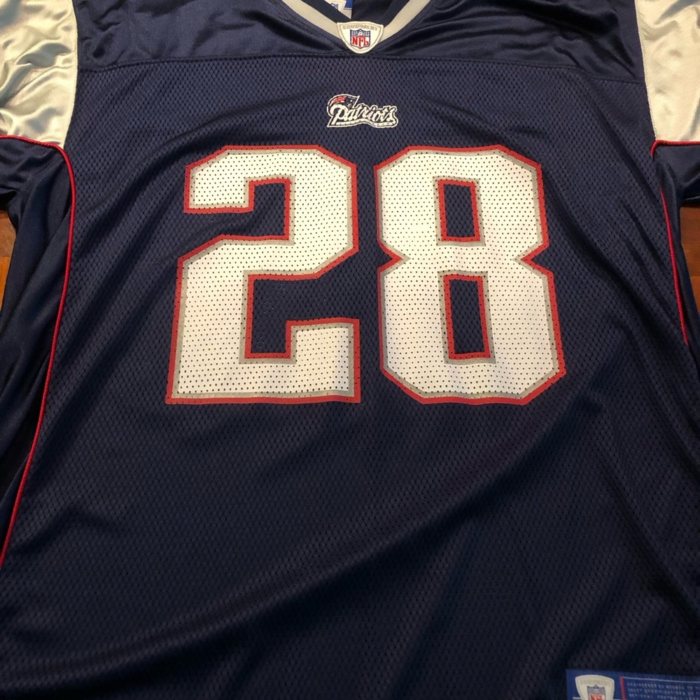 Reebok Navy and White Men's Jersey